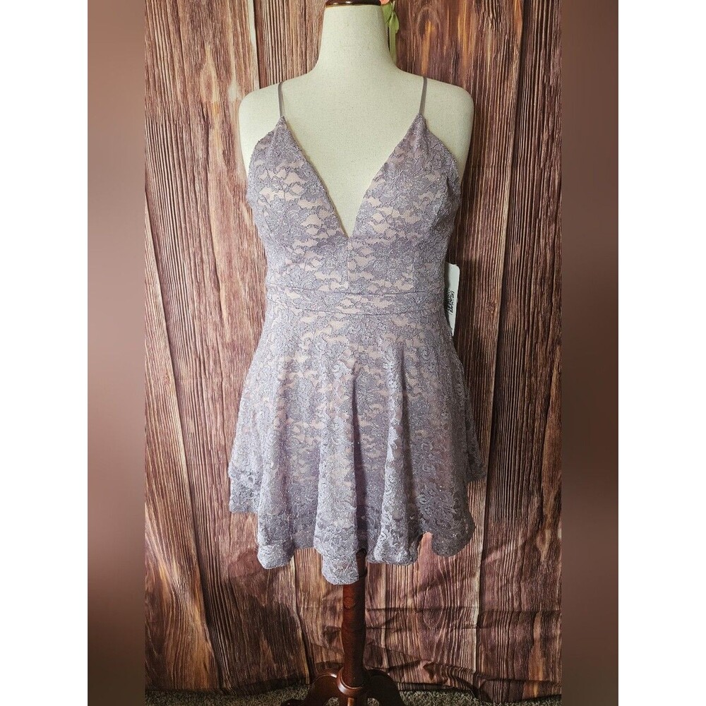 NWT Emerald Sundae Lace Ruffle Skirt Skater Dress Size XXL
